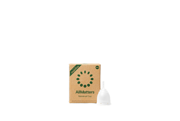 AllMatters menštruačný kalíšok veľkosť MINI transparentný