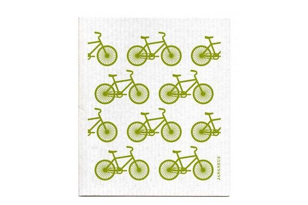 Jangneus handra do kuchyne bicykle zelené 18 x 20 cm